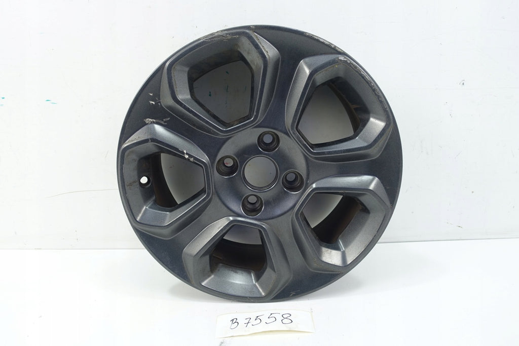 1x Alufelge 16 Zoll 6.5" 4x108 37,5ET Glanz Grau GN15-B3B Ford Fiesta Ecosport