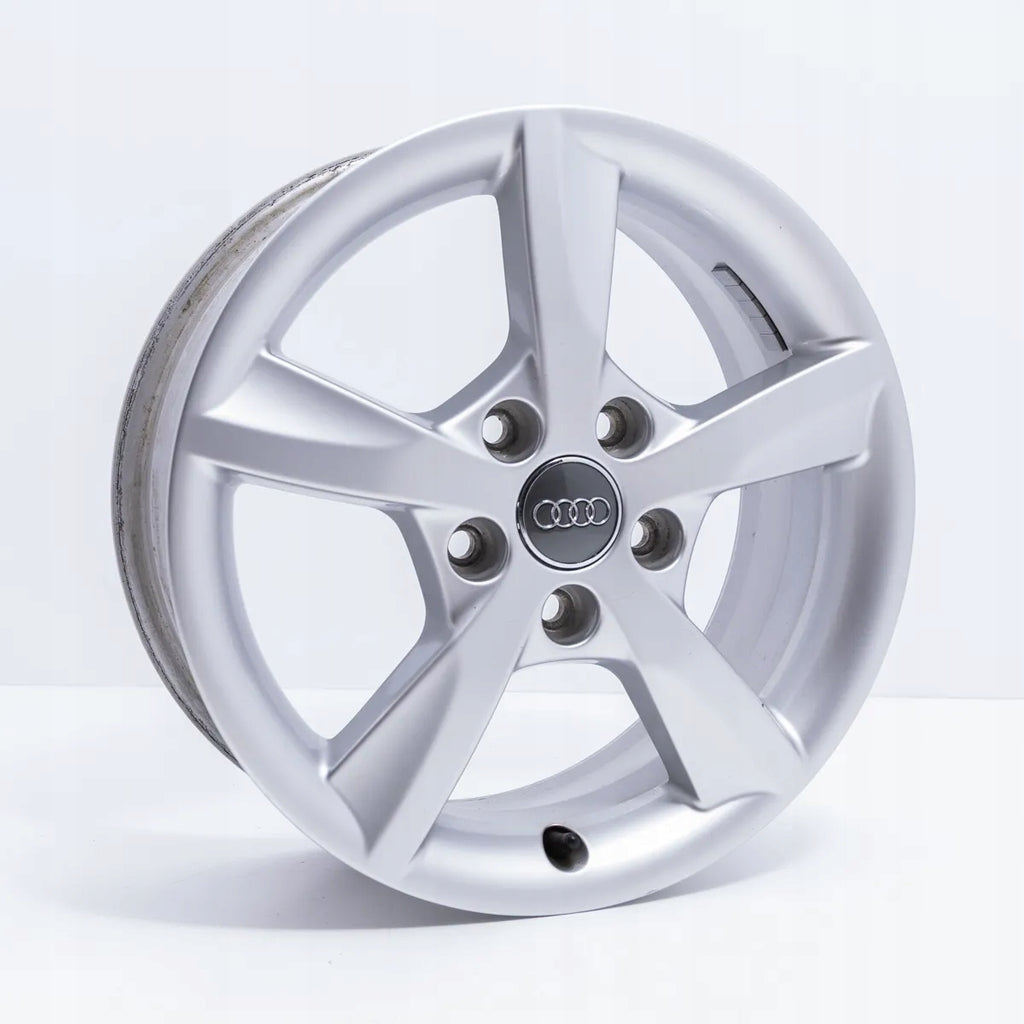 4x Alufelge 16 Zoll 6.0" 5x112 48ET Glanz Silber Audi Rim Wheel FEL6828269199zq