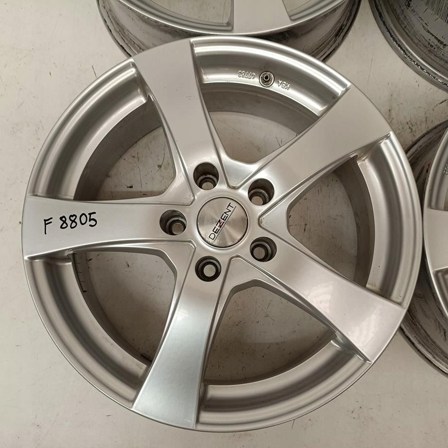 4x Alufelge 17 Zoll 7.0" 5x115 43ET Glanz Silber Opel Insignia Astra J Zafira C FEL5588176676ax