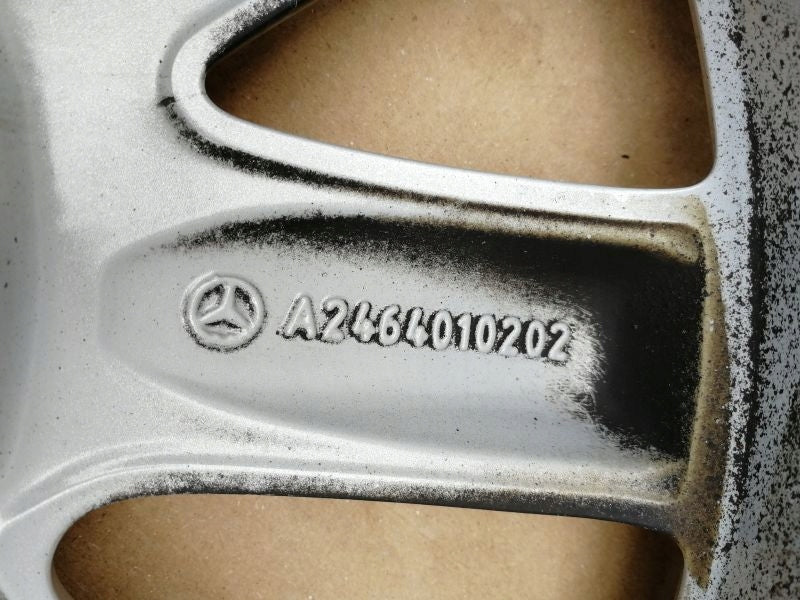 1x Alufelge 16 Zoll 6.5" 5x112 49ET Glanz Silber A2464010202 Mercedes-Benz FEL8732711394xi