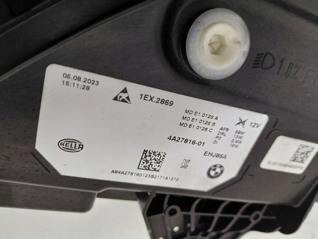 Frontscheinwerfer BMW X1 4A27816-01 Full LED Rechts Scheinwerfer Headlight SCH2814531423hj