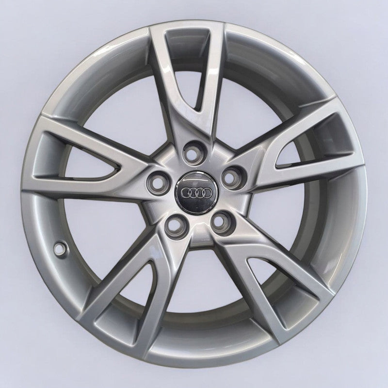 1x Alufelge 17 Zoll 6.5" 5x112 33ET Glanz Silber 8U0071497 Audi Rim Wheel