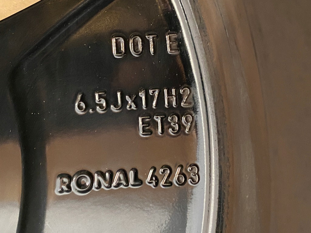 1x Alufelge 17 Zoll 6.5" 5x100 39ET 2GM601025M VW T-Cross Rim Wheel FEL5305625863lf