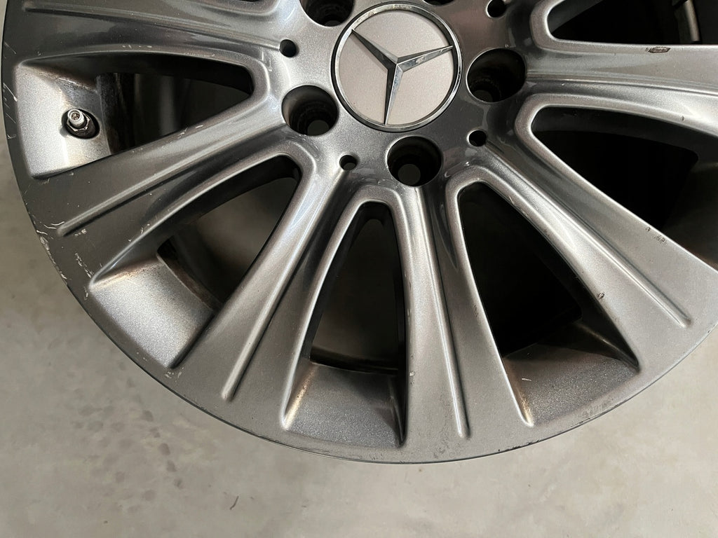 1x Alufelge 16 Zoll 8.0" 5x112 46ET Glanz Graphit A2124015802 Mercedes-Benz W212