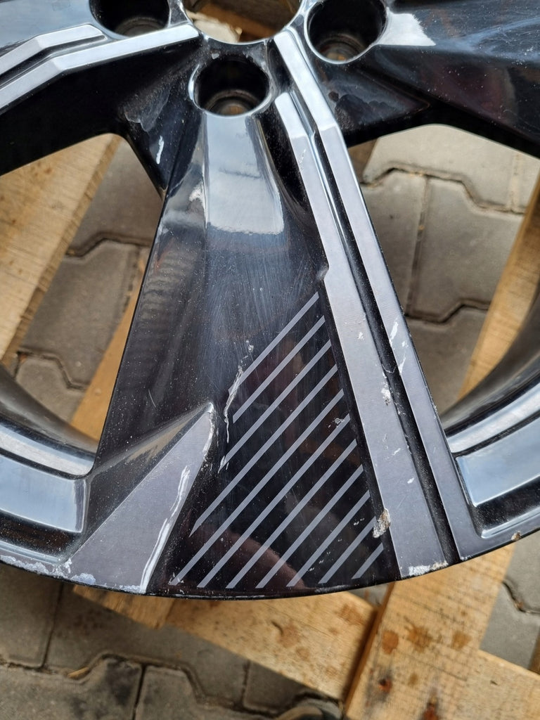 1x Alufelge 20 Zoll 8.5" 5x108 45ET Glanz Schwarz 9837449277 Peugeot 508