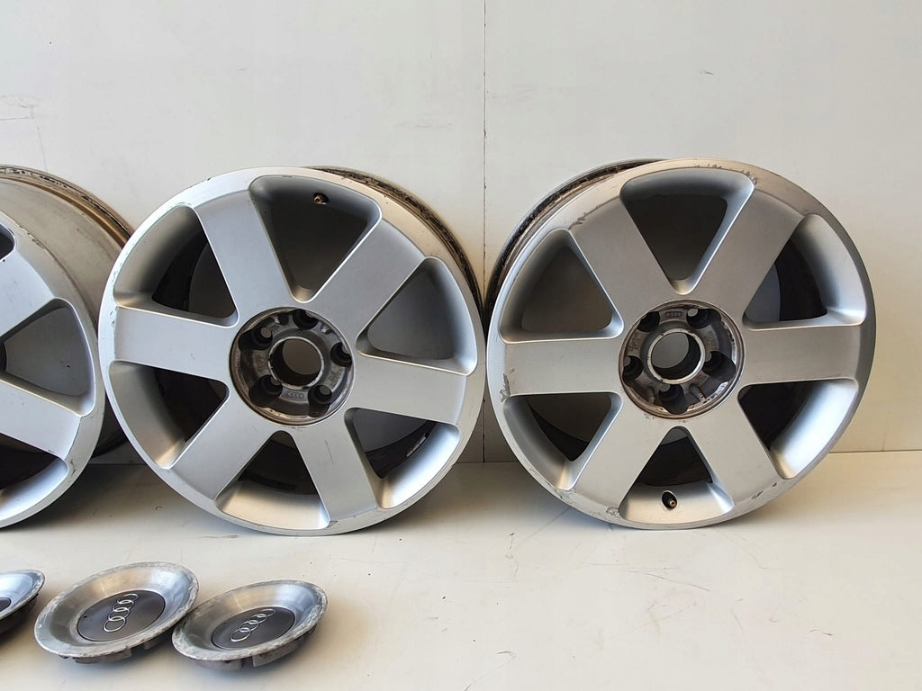 1x Alufelge 17 Zoll 7.5" 5x112 45ET Glanz Silber 8E0601025J Audi A4 B6 Rim Wheel FEL8991872929ot
