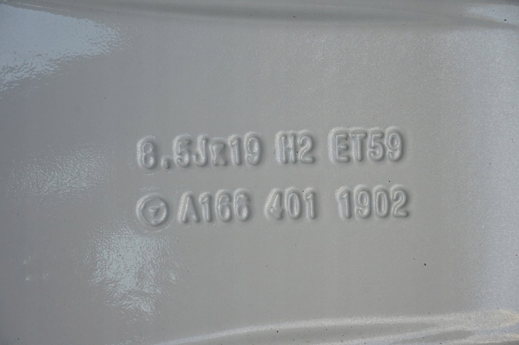 1x Alufelge 19 Zoll 8.5" 5x112 59ET Matt Schwarz A1664011902 Mercedes-Benz W166 FEL5954745394np