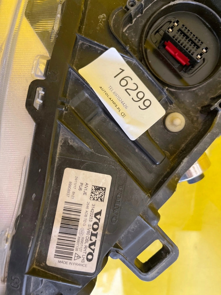 Frontscheinwerfer Volvo S60 V60 31420253 Xenon Links Scheinwerfer Headlight SCH1737209882yi