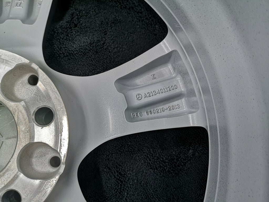 4x Alufelge 17 Zoll 7.5" 5x112 40ET Glanz Silber A2134011200 Mercedes-Benz W213 FEL3902520014kp