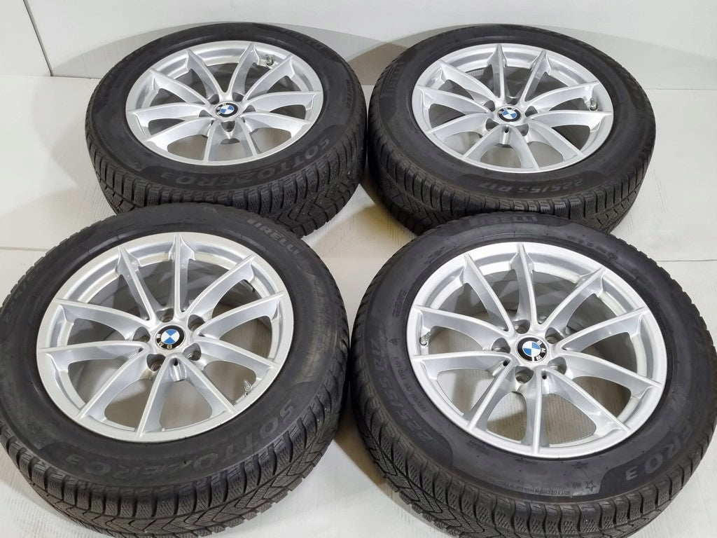 4x Alufelge 17 Zoll 7.5" 5x112 27ET Glanz Silber 6868217 BMW 5 G30 6 G32 7 G11 FEL9875102469ub