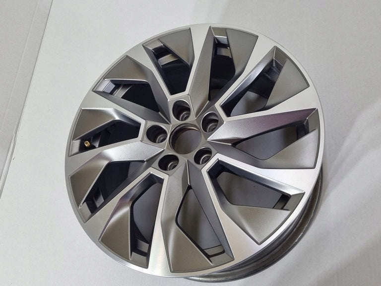 1x Alufelge 16 Zoll 7.0" 5x100 46ET 6V0601025B Skoda Fabia Iii Rim Wheel