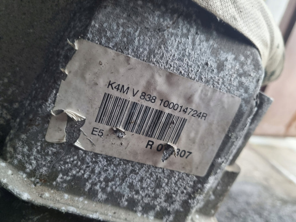 Motor Renault Fluence K4M838 1.6 112PS 241TKm 2012 Benzin Engine Unkomplett