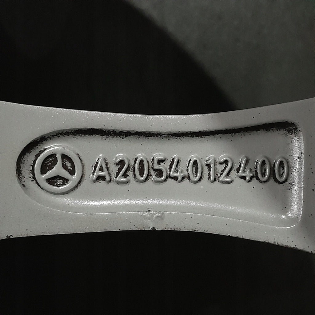 4x Alufelge 16 Zoll 6.5" 5x112 38ET Glanz Silber A2054012400 Mercedes-Benz W205 FEL9345503988ts