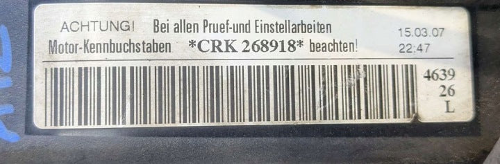 Motor Audi Seat VW A3 Leon Golf III VII CRKB 1.6 TDI 2012 Diesel Engine Komplett MOT5003659439dm