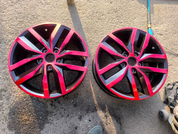 1x Alufelge 17 Zoll 6.0" 4x100 50ET Glanz 2K5601025K VW Caddy III Alltrack FEL5359472770kb