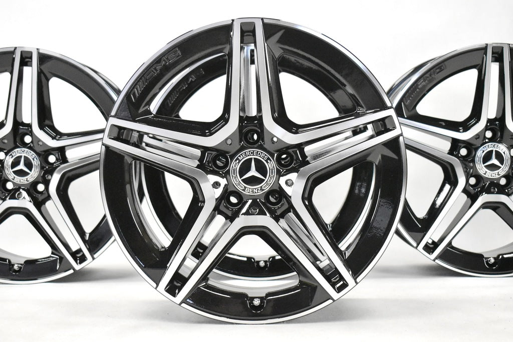 4x Alufelge 18 Zoll 7.5" 5x112 49ET Glanz Schwarz A1774011500 Mercedes-Benz W177 FEL5960926539zz