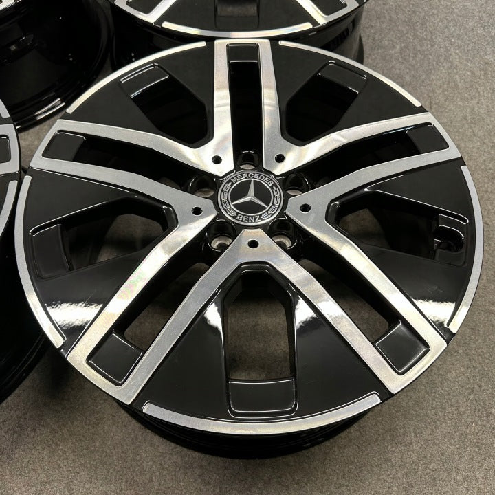 4x Alufelge 18 Zoll 7.5" 5x112 53ET Glanz Schwarz A2474012700 Mercedes-Benz Gla FEL2683057306tj