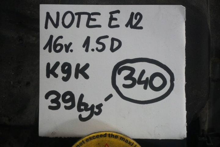 Motor Nissan Note E12 K9K608 1.5 DCI 90PS 66kW 62TKm 2013 Diesel Unkomplett MOT6430380449iu