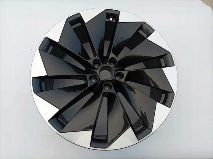 1x Alufelge 21 Zoll 9.0" 5x112 42ET Glanz Grau 5LA601025P Skoda Enyaq Rim Wheel FEL4571151690rb