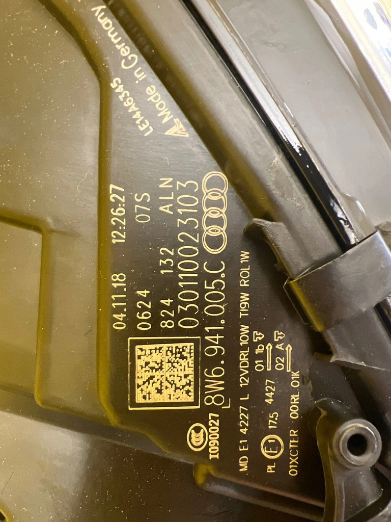 Frontscheinwerfer Audi A5 8W6941006C 8W6941005C Xenon Ein Satz Headlight