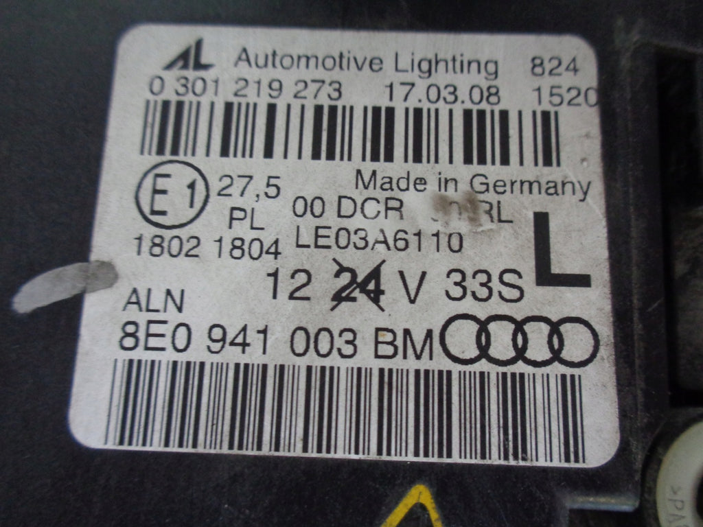 Frontscheinwerfer Audi A4 B7 8E0941003BM Xenon Links Scheinwerfer Headlight SCH9957398916rc
