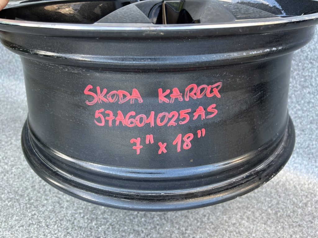 1x Alufelge 18 Zoll 7.0" 5x112 57A601025AS Skoda Karoq Rim Wheel FEL2072411103xw