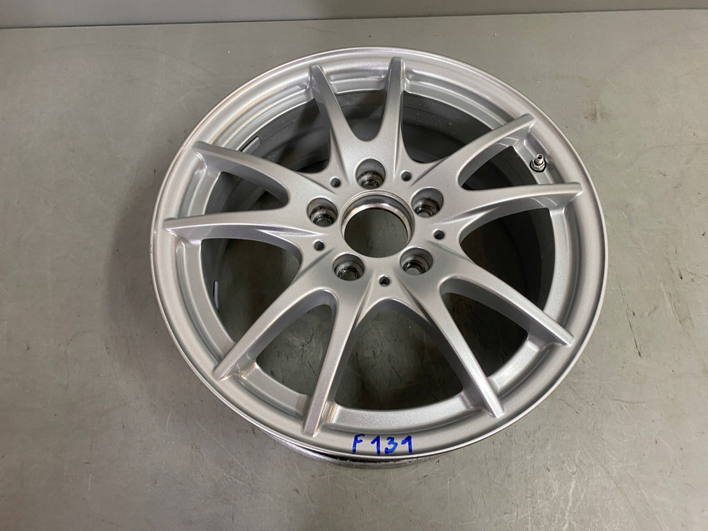 1x Alufelge 16 Zoll 6.5" 5x112 49ET Glanz Silber A2464011302 Mercedes-Benz W246