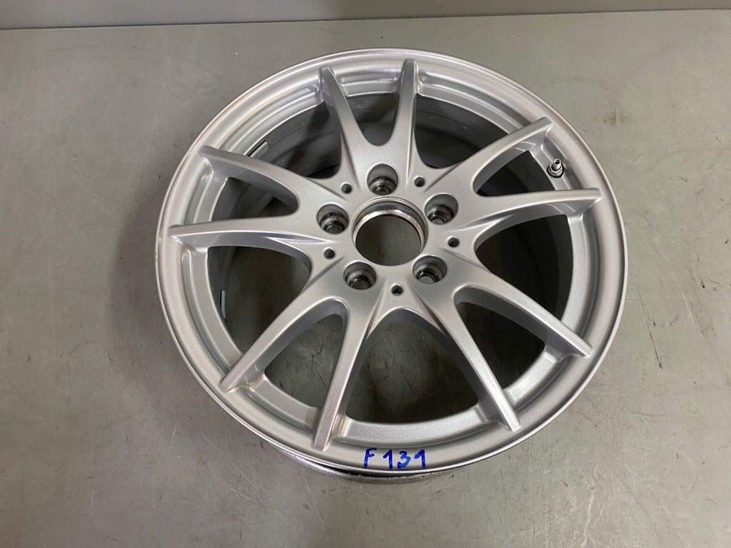 1x Alufelge 16 Zoll 6.5" 5x112 49ET Glanz Silber A2464011302 Mercedes-Benz W246 FEL4930122695tw