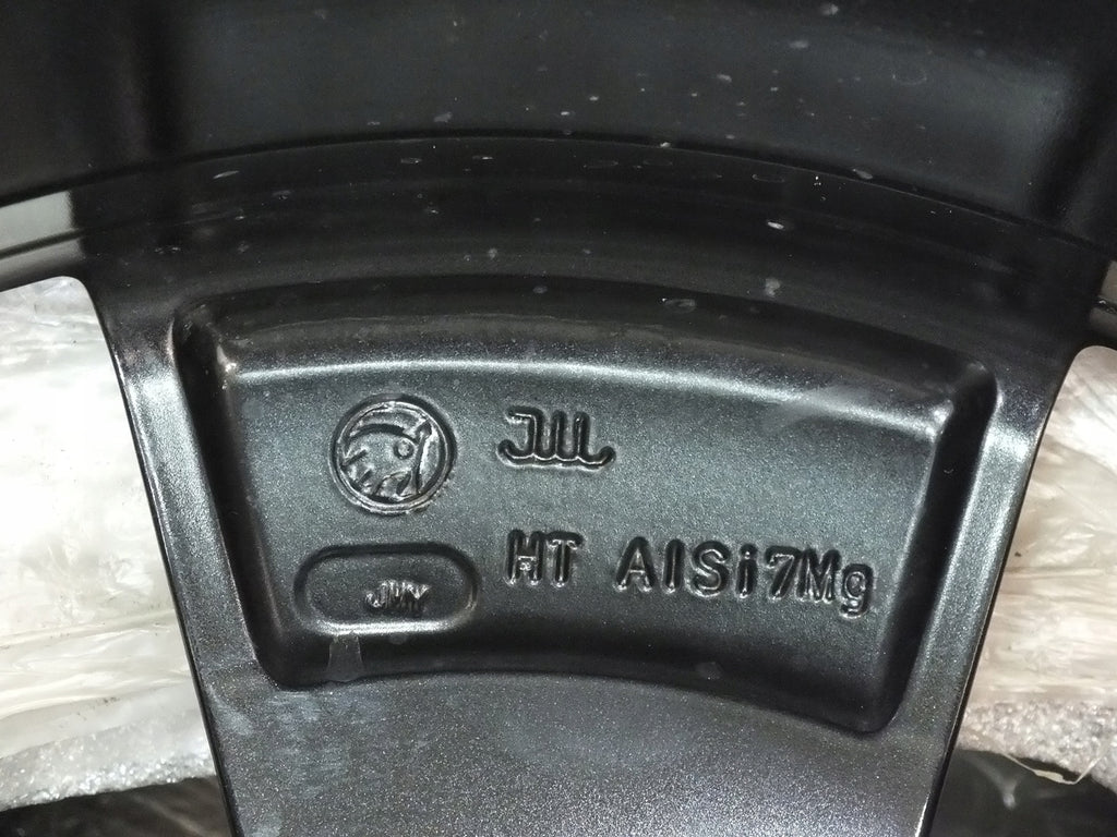 1x Alufelge 17 Zoll 6.5" 5x112 38ET Glanz Schwarz 565601025 Skoda Rim Wheel