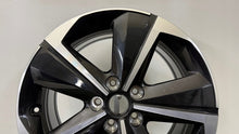 Load image into Gallery viewer, 1x Alufelge 17 Zoll 7.5" 5x108 44ET Glanz Schwarz 9847065380 Opel Astra L FEL1636813342jv