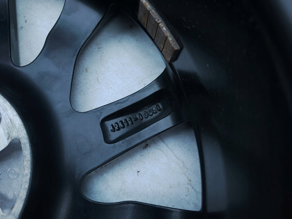 1x Alufelge 16 Zoll 6.0" 4x100 48ET Glanz Silber 42611-0DG80 Toyota Yaris FEL6927455868oi