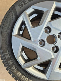 1x Alufelge 14 Zoll 5.5