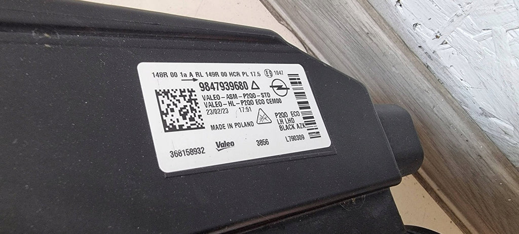 Frontscheinwerfer Opel Mokka 9847939680 368158932 Full LED Links Headlight SCH7970411520tj