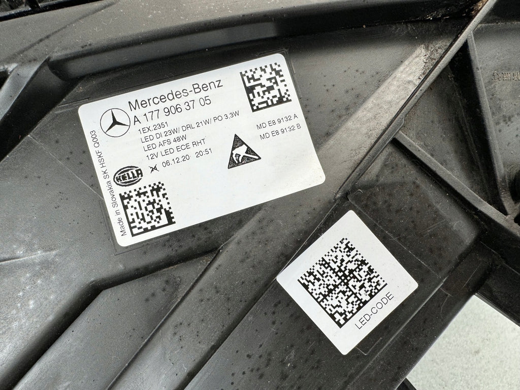 Frontscheinwerfer Mercedes-Benz W177 A1779063705 Full LED Links Headlight SCH1878216703ab