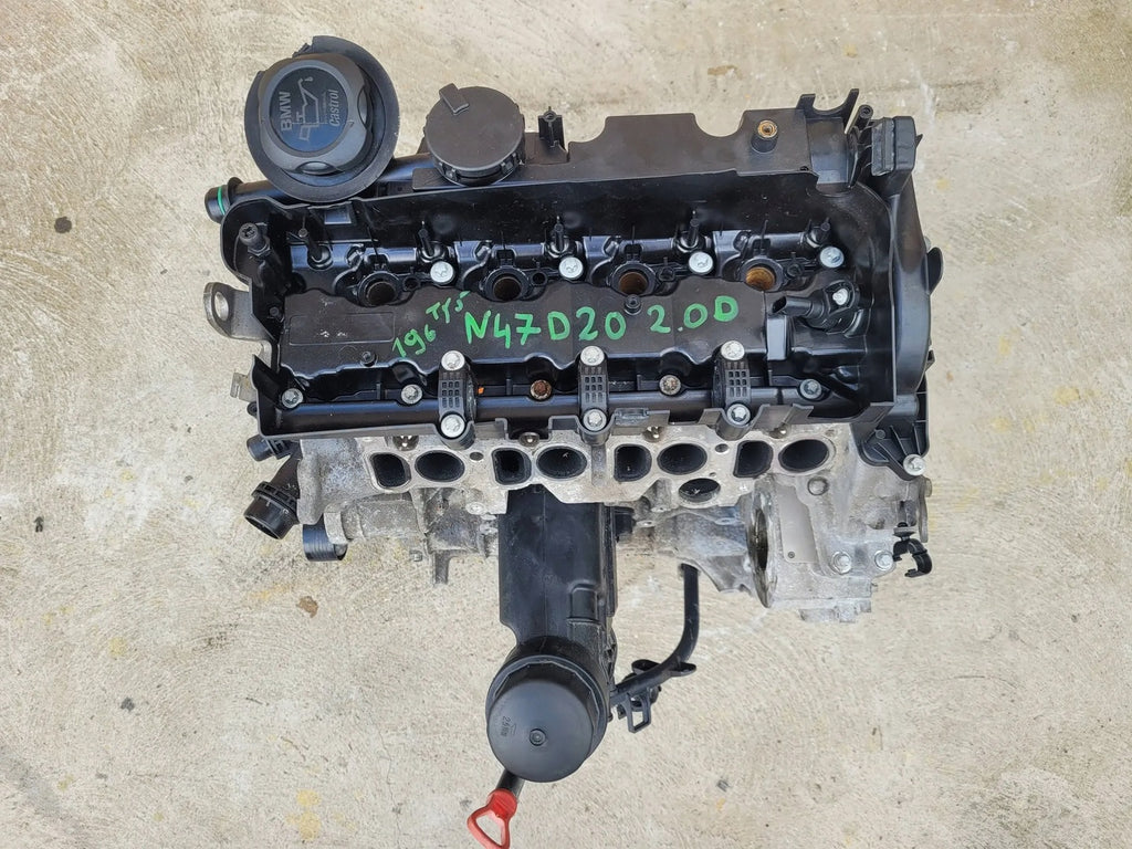 Motor BMW 3 E91 E90 E87 N47D20C 2.0 196TKm 2009 Diesel Engine Unkomplett