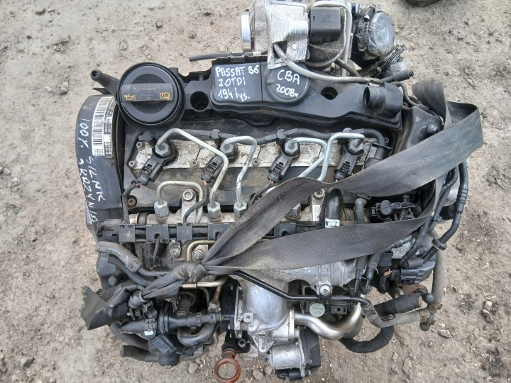 Motor Audi Seat Skoda VW I CBA 2.0 TDI 194TKm 2008 Diesel Engine Komplett MOT6771308054ev