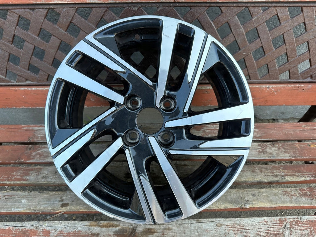 1x Alufelge 16 Zoll 6.5" 4x108 38ET Glanz Graphit 9825165280 Mg 2008 208 Ii