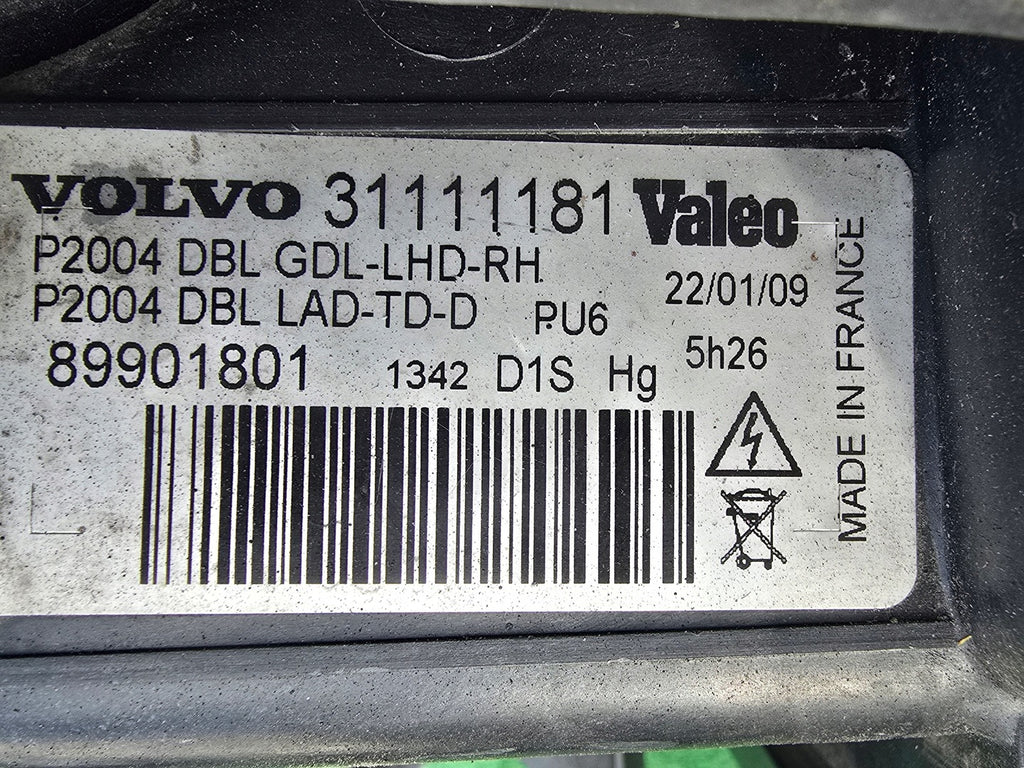 Frontscheinwerfer Volvo Xc70 Xenon Rechts Scheinwerfer Headlight