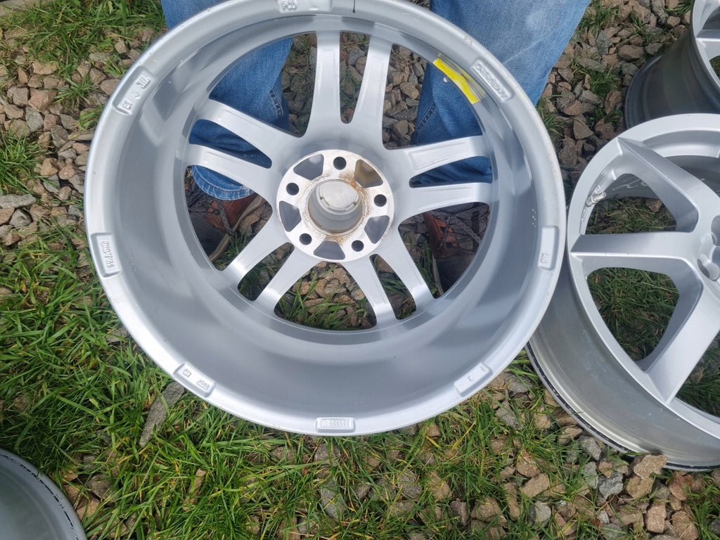 4x Alufelge 17 Zoll 7.5" 5x112 30ET Glanz Silber KBA51746 BMW G01 G02 Rim Wheel FEL2442508954uj