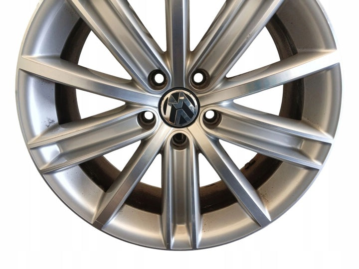 4x Alufelge 18 Zoll 7.0" 5x112 43ET Glanz Silber 5N0601025 VW Tiguan Rim Wheel FEL1121316834gk