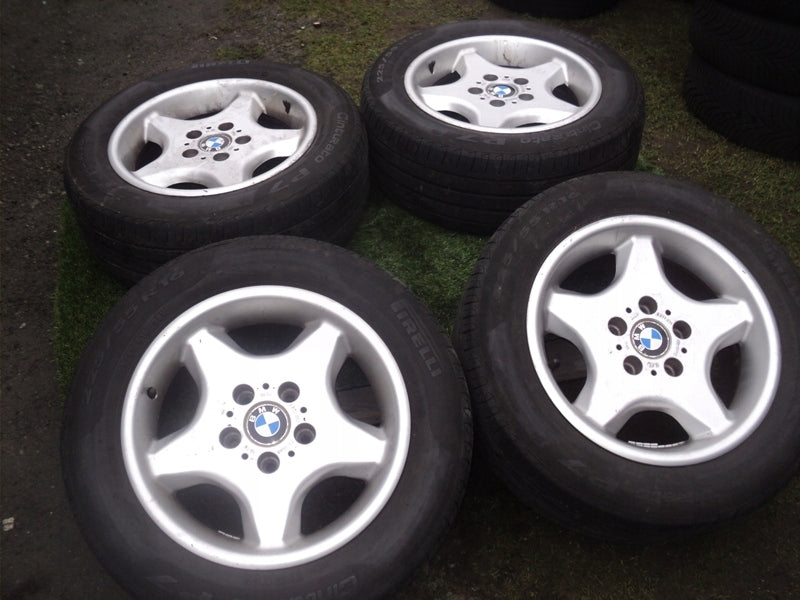 4x Alufelge 16 Zoll 7.0" 5x120 20ET Glanz Weiß BMW Rim Wheel FEL4567017364za