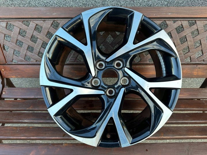 1x Alufelge 18 Zoll 7.0" 5x114.3 50ET Glanz Schwarz CMS-860 Toyota C-Hr FEL1725338952pa