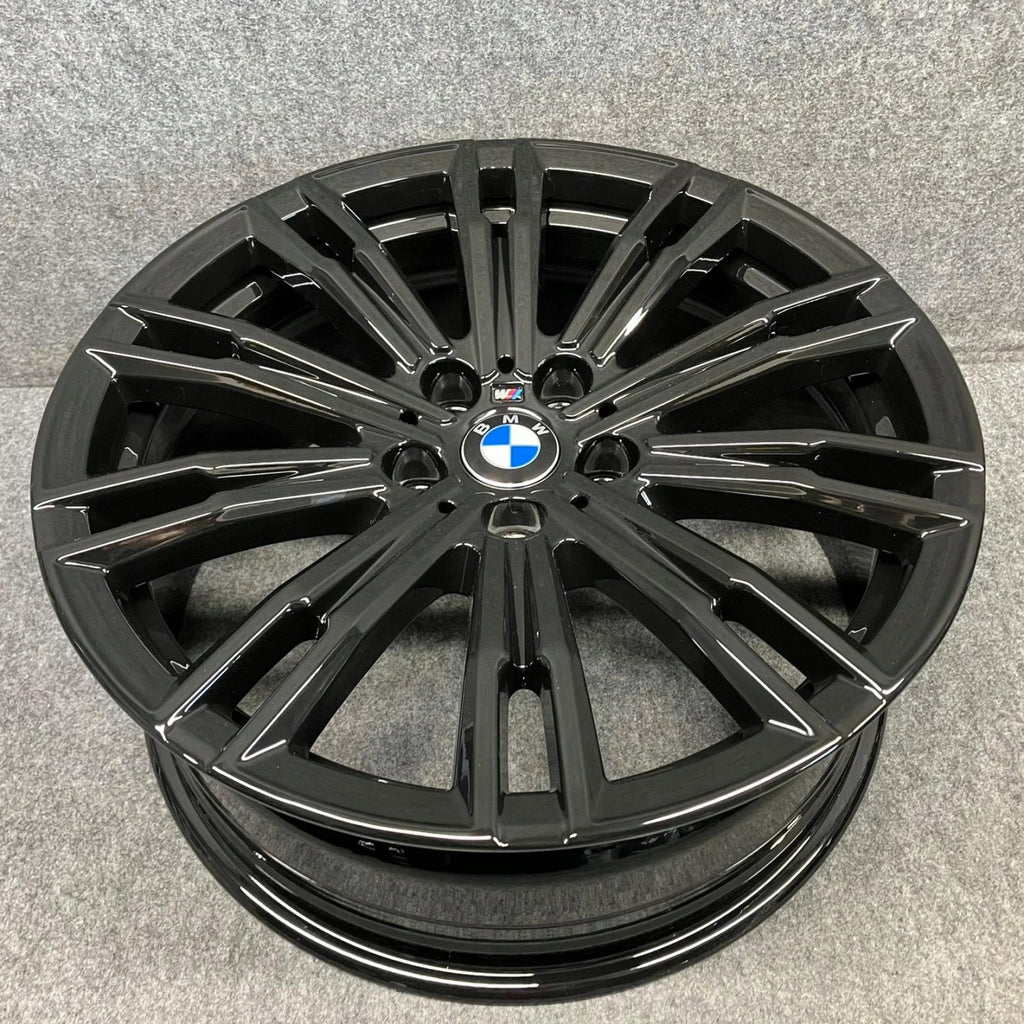 4x Alufelge 18 Zoll 7.5" 5x112 25ET Glanz Schwarz 8089890 BMW 3 G21 G20 FEL7057232901ap