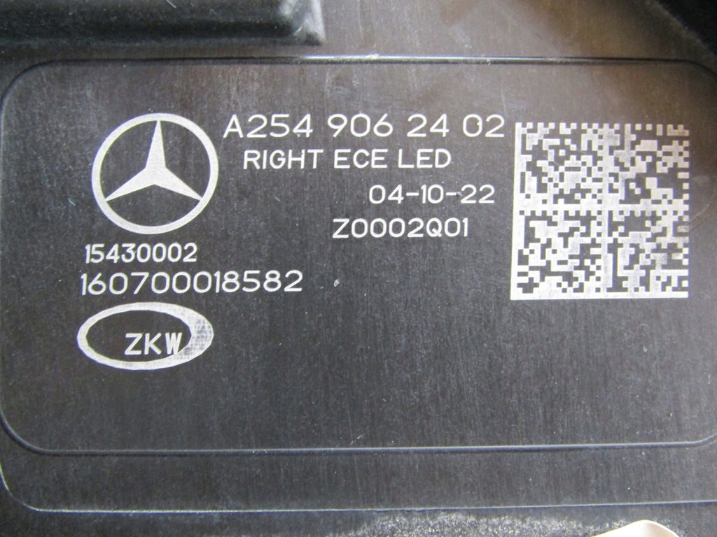 Frontscheinwerfer Mercedes-Benz Glc A2549062402 LED Rechts Headlight SCH7558564045vv