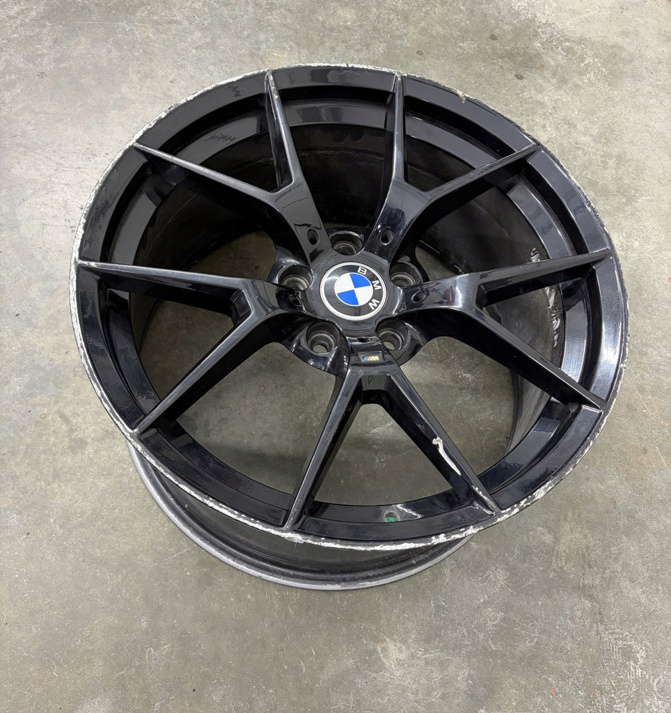 1x Alufelge 19 Zoll 9.5" 5x120 45ET BMW 1 Rim Wheel FEL9501585812vv