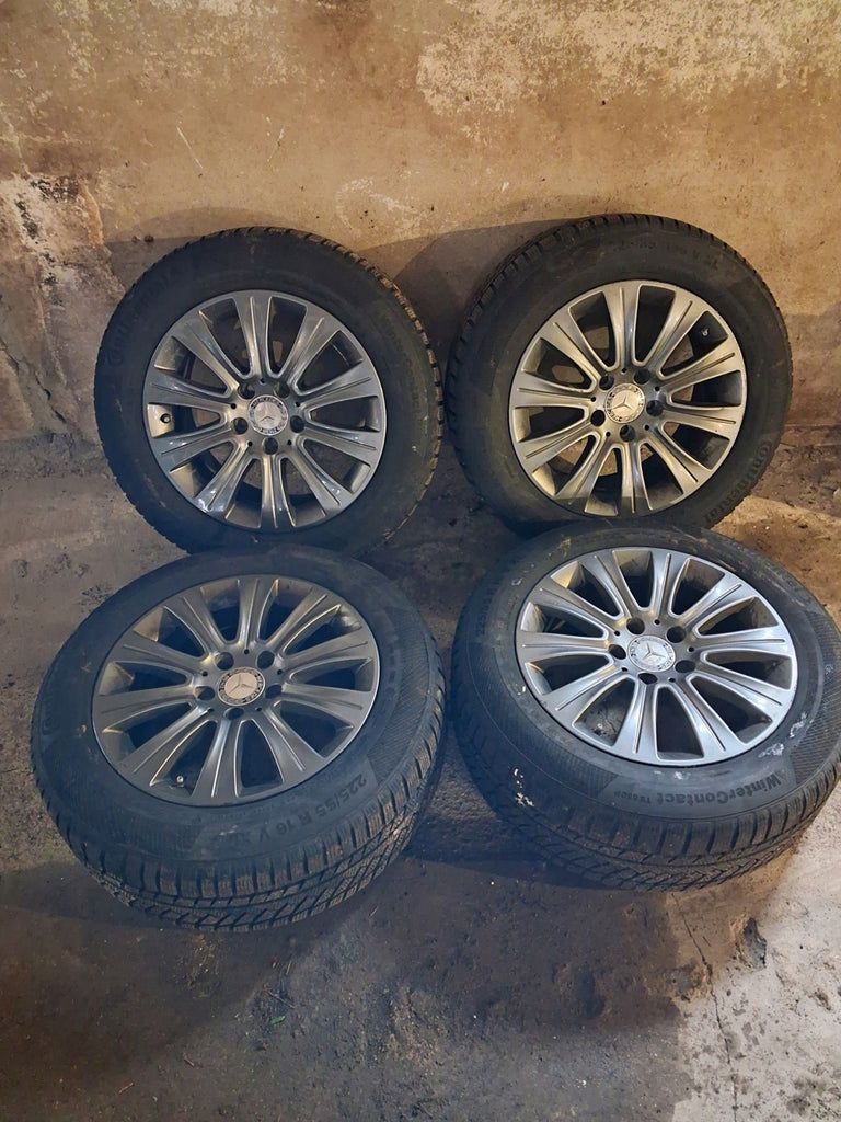4x Alufelge 16 Zoll 7.5" 5x112 45 5ET Matt Silber A2124010702 Mercedes-Benz W212 FEL8594275981mr