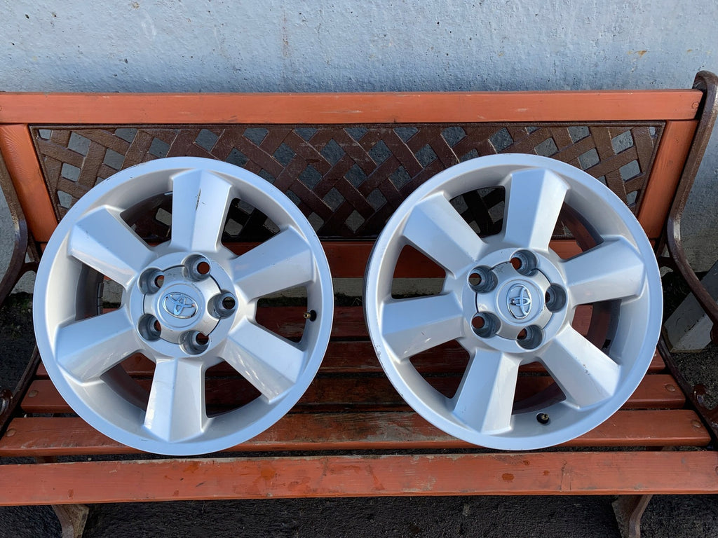 1x Alufelge 16 Zoll 6.5" 5x114.3 45ET Glanz Silber PZ406-X2671-ZC Toyota
