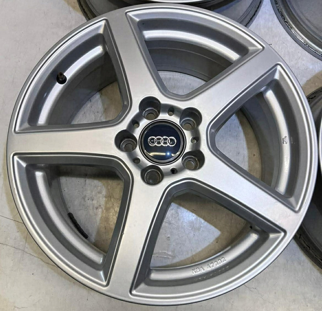 4x Alufelge 17 Zoll 7.5" 5x112 47ET Silber Rim Wheel FEL2332177484rf
