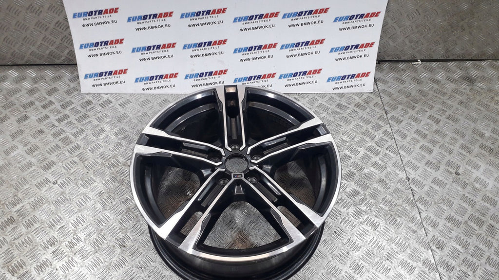 1x Alufelge 18 Zoll 8.0" 5x112 57ET Glanz Graphit 8092352 BMW F40 Mg Rim Wheel FEL2432069452cu