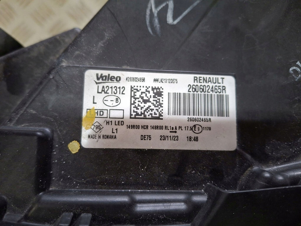 Frontscheinwerfer Dacia Duster 260602465R LED Links Scheinwerfer Headlight SCH1964379934zw